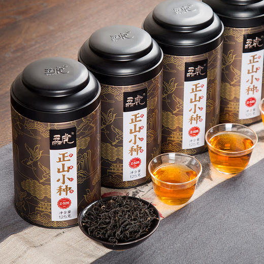 茶叶 春茶 正山小种 红茶 浓香型  茶饮  五虎 500g 商品图5
