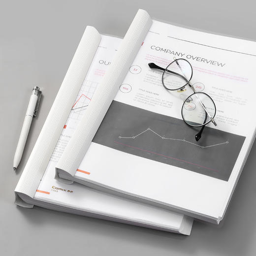 齐心 A868 大容量200张抽杆夹 A4 商品图3