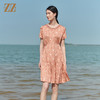 佐尔美2022夏季新款 桑蚕丝真丝小碎花甜美连衣裙女E22LS26 商品缩略图2