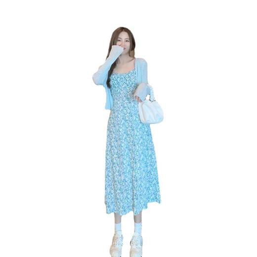 （清仓现货）【社群供X】法式甜美温柔风显瘦吊带碎花裙8 商品图2