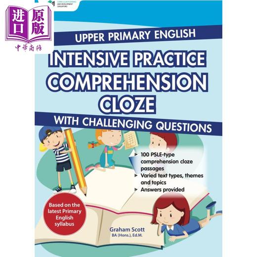 【中商原版】【提分宝典】小学高年级英语强化阅读理解完形填空与挑战性问题Upper Primary English 商品图0