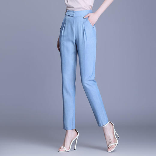 TZF-HYN220610春夏新款休闲裤百搭九分西裤 商品图5