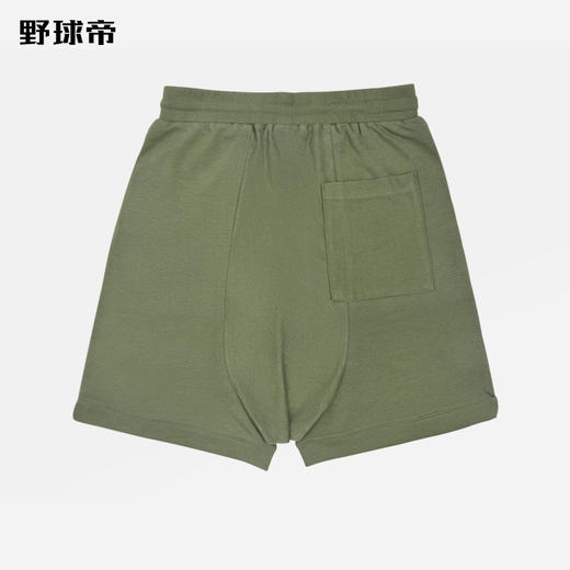 野球帝官方夏季短裤280克重磅宽松透气低裆纯色休闲男六分针织裤 商品图1