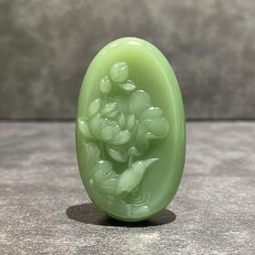 【御珠宫坊】碧玉花鸟牌