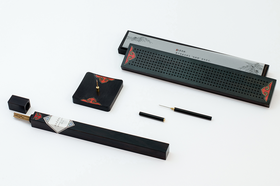 【团购展示】如意嵌漆四件套