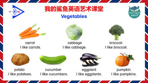 Vegetables 朗读示范 商品图0