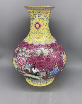 扒花花鸟玉壶春