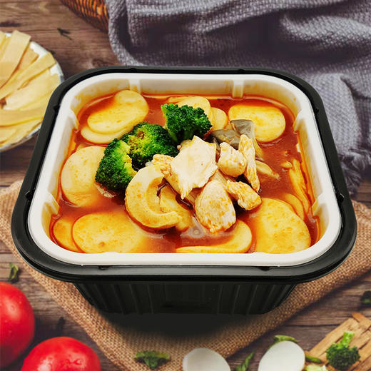 糕铁线海鲜豚骨自热年糕 露营野餐夜宵速食 商品图3