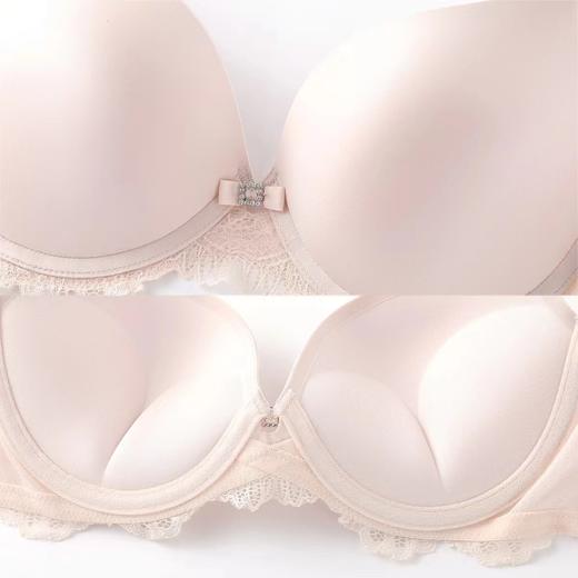 安莉芳商场同款光面软钢圈文胸女士小胸聚拢大胸性感内衣EB00500 商品图4