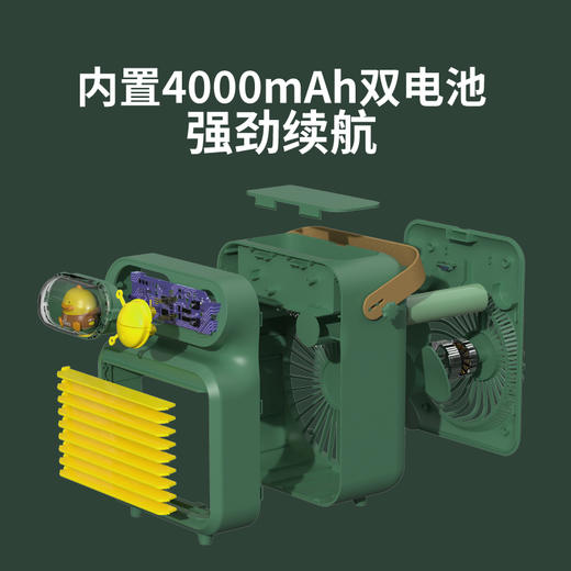 水冷桌面小风扇   潮萌冷风机 多种颜色可选 商品图5