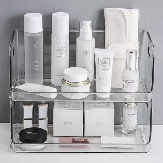 【真的超级能装】高颜值多功能杂物桌面置物架 家用化妆品面膜收纳盒 水杯收纳架宿舍 商品图1