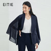 EITIE爱特爱V领纯色高贵修身优雅雪纺袖外套6603303 商品缩略图0