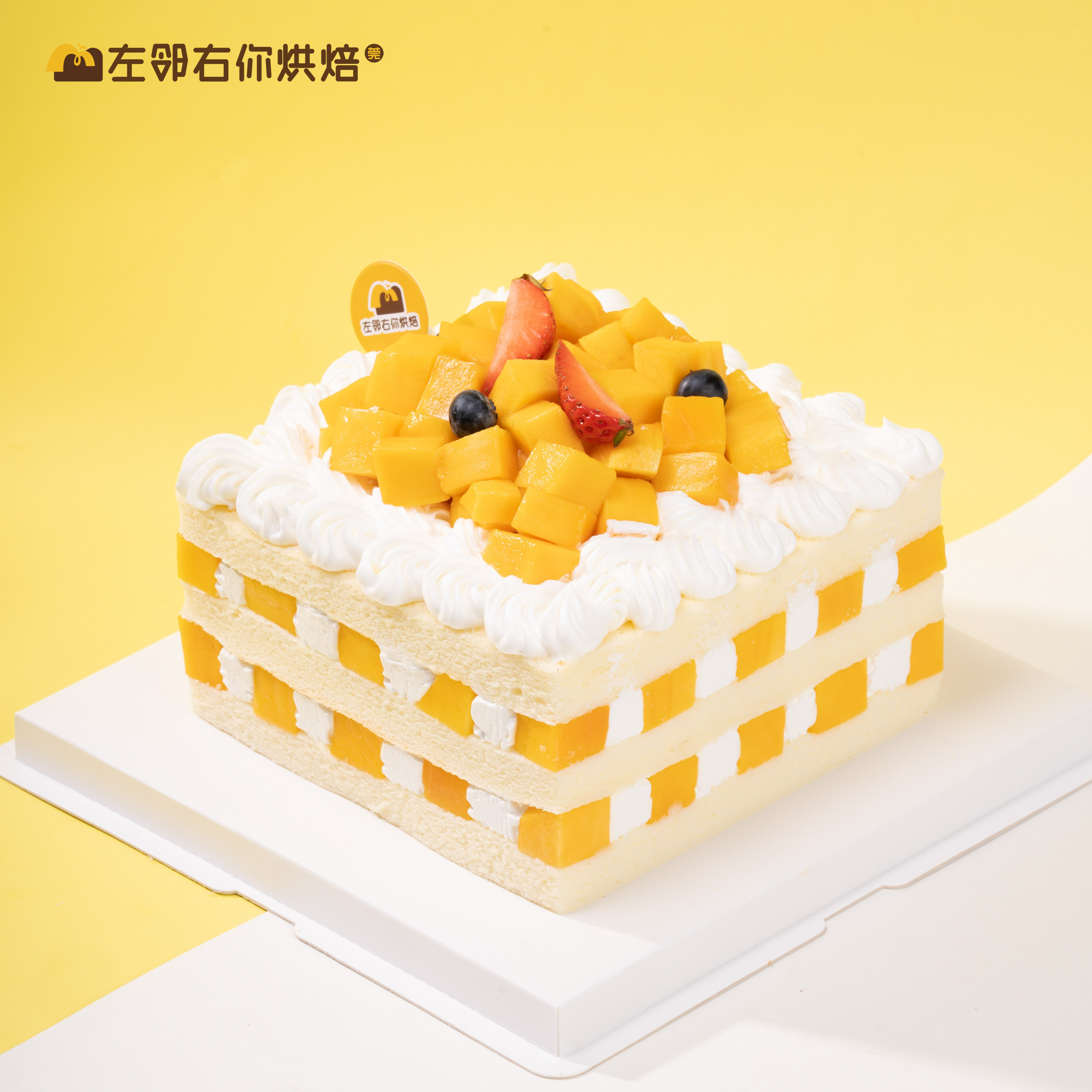 芒果魔方 · 裸蛋糕 动物奶油蛋糕
