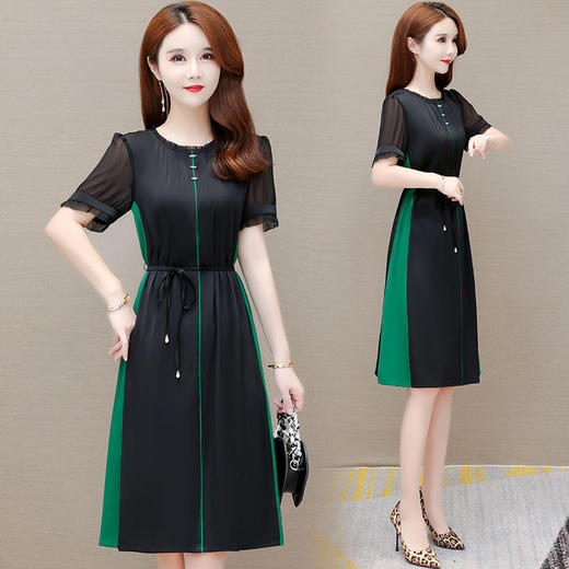 YWE TYH223009时尚连衣裙修身显瘦气质优雅大码裙 商品图2