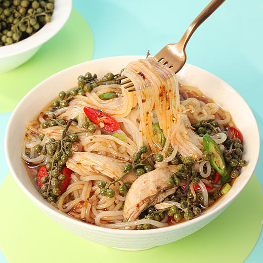 【39任选10件】升级 椒麻鸡丝味魔芋凉面200g*1袋 商品图1