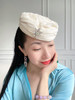 孤品vintage帽·美国60年代雪花胸针白纱药盒 不限头围 bjc 商品缩略图1