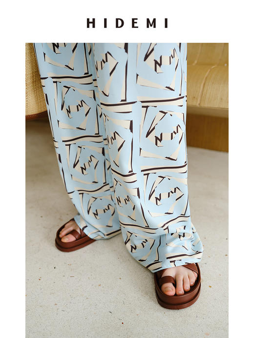 HIDEMI 度假系列厚底交叉极简设计感凉鞋 商品图3