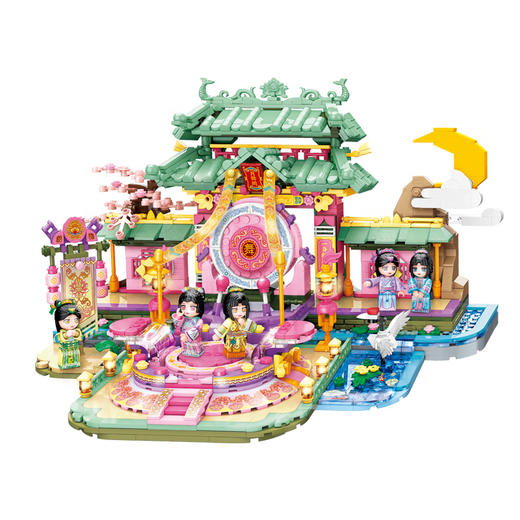 T启蒙积木   33018    花月水舞楼 商品图1