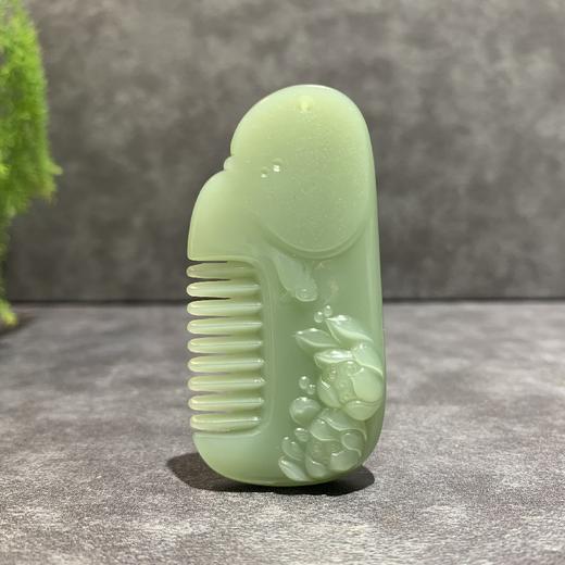【御珠宫坊】碧玉梳子挂件 商品图2