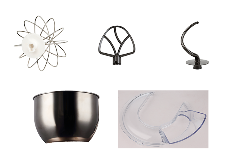 【配件】DL-C08  厨师机蛋清棒 / 搅拌桨 / 和面勾 / 搅拌桶 / 搅拌桶盖 配件