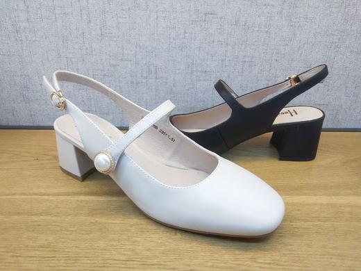 豪行2021年夏季21298095仙女风时尚包头气质女鞋百搭粗跟时装凉鞋 专柜正品 商品图1