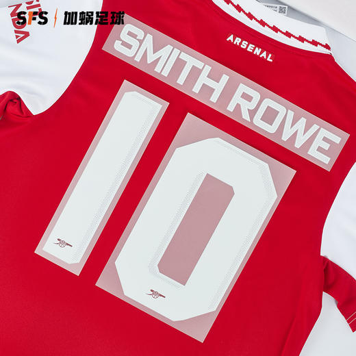 【印号清仓】SFS  22-23阿森纳主场杯赛白色印号  球员印号（非球衣链接） 商品图2