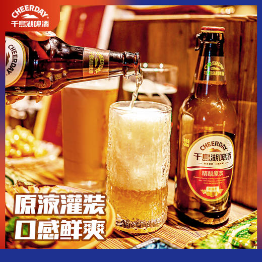千岛湖易拉盖精酿原浆啤酒12瓶装 商品图3
