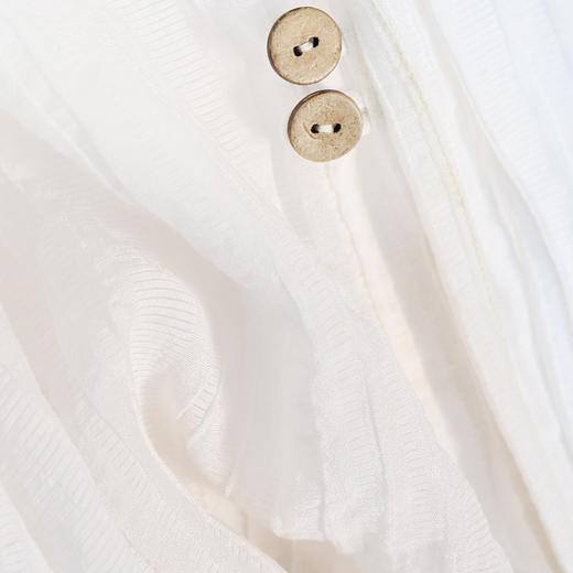 预售;圆领衬衫（22710244-缎白） 商品图4