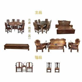 宝翔鸡翅木客餐卧大全套