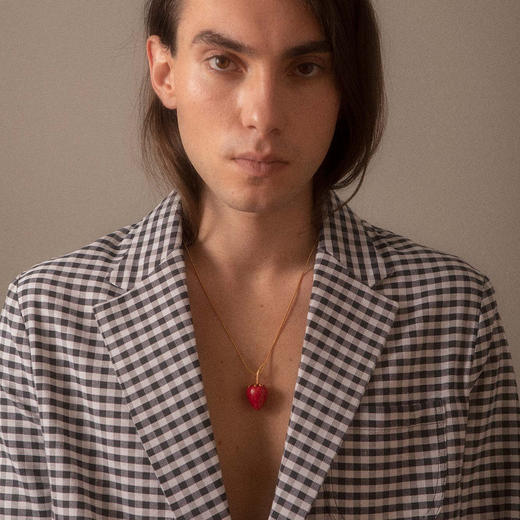 北京仓丨ANDRES GALLARDO-Strawberry-夏日草莓 项链［西班牙设计师］ 商品图2