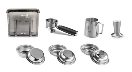 【配件】DL-5700P/D咖啡机 高压漏斗 / 水箱 / 三款滤网 /拉花杯/ 压粉锤 / 蒸汽喷嘴接头 / 蒸汽套管 / 杯垫 / 接水盘 商品图0