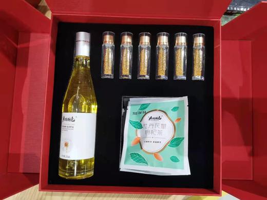 南园国色 牡丹红色全家福礼盒（油+花蕊茶+花瓣茶） 商品图2