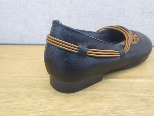 2021夏季新款豪行真皮女鞋21292611时尚舒适休闲复古优雅单鞋正品 商品图7