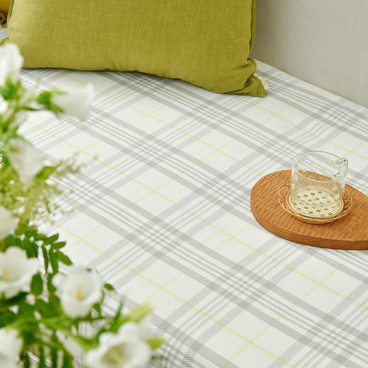 双面细格纹系列沙发巾北欧简约沙发垫 商品图2