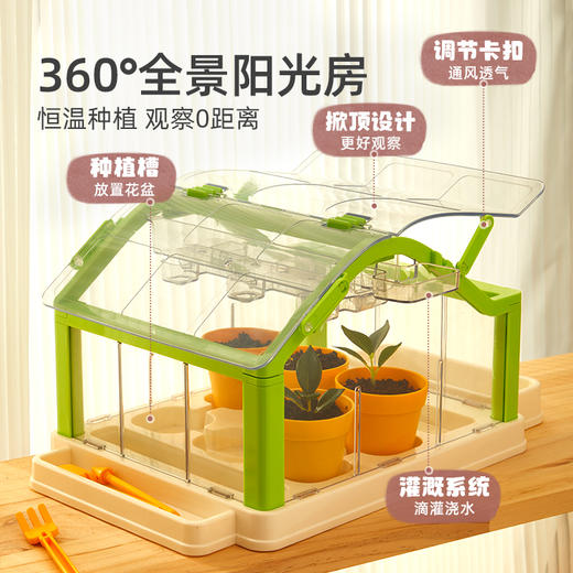 mideer弥鹿阳光房种植花房儿童玩具手工diy科学小实验套装观察盒 商品图1