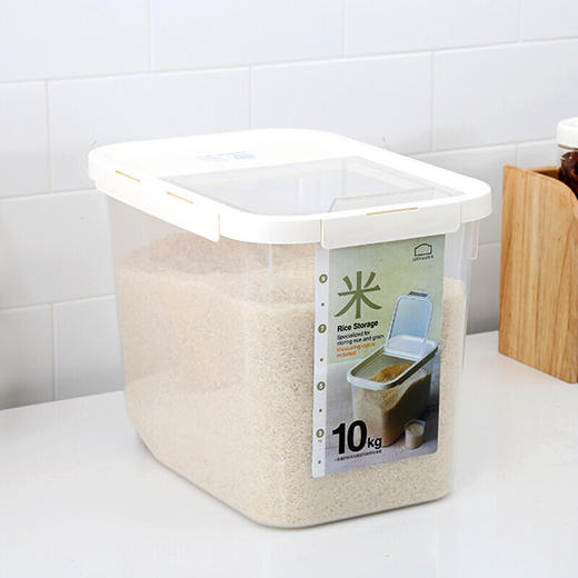 乐扣乐扣米桶家用储米箱-10KG-WHT 商品图3