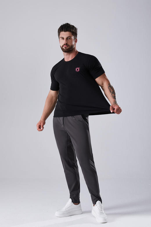 Cool Max速干棉混纺科技面料男士T恤 商品图4