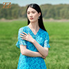 佐尔美2022夏季新款 桑蚕丝真丝小碎花甜美连衣裙女E22LS38 商品缩略图0