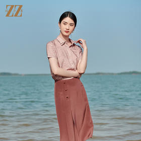 佐尔美新款 桑蚕丝真丝气质衬衣女E22CS67