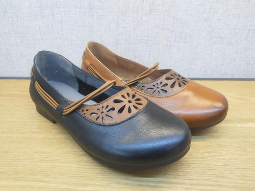 2021夏季新款豪行真皮女鞋21292611时尚舒适休闲复古优雅单鞋正品 商品图8