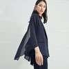 EITIE爱特爱V领纯色高贵修身优雅雪纺袖外套6603303 商品缩略图2
