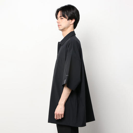 N.HOOLYWOOD HALF SLEEVE BIG SHIRT 宽松廓形下摆抽绳短袖衬衫 商品图2