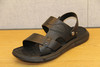 豪行夏季11251713中年平底外穿真皮沙滩鞋两用凉拖男士休闲皮凉鞋 专柜正品 商品缩略图1
