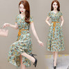 YWE HHB2840气质减龄印花时尚连衣裙 商品缩略图3