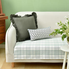 双面细格纹系列沙发巾北欧简约沙发垫