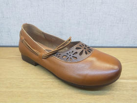 2021夏季新款豪行真皮女鞋21292611时尚舒适休闲复古优雅单鞋正品