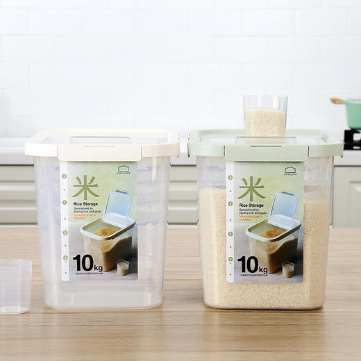 乐扣乐扣米桶家用储米箱-10KG-WHT 商品图2
