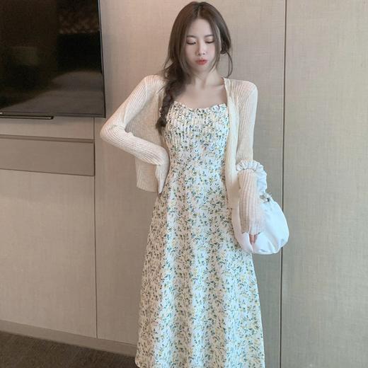 （清仓现货）【社群供X】法式甜美温柔风显瘦吊带碎花裙8 商品图0