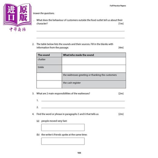 【中商原版】【提分宝典】小学5年级英语-掌握开放式阅读理解的技能 Primary 5 商品图3