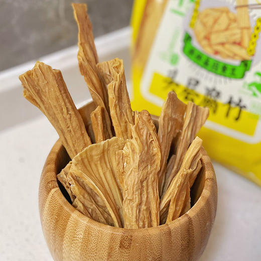 【不硫熏】福建清流头层腐竹 豆香浓郁豆腐皮 150g/500g/袋 商品图1